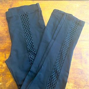 Mesh Panel Leggings